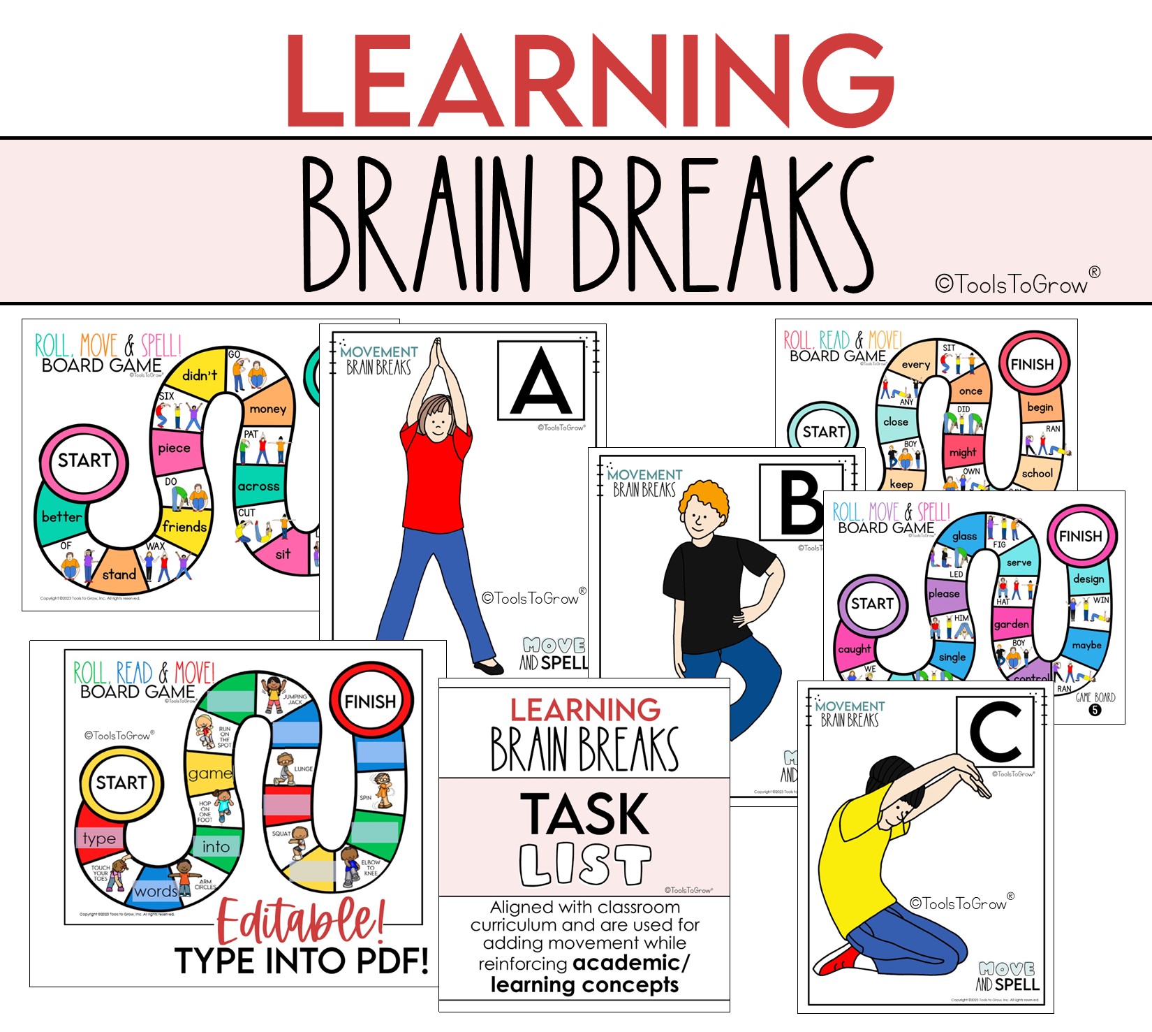 Winter Movement Brain Break Cards  Social emotional activities, Brain  breaks, Social skills lessons