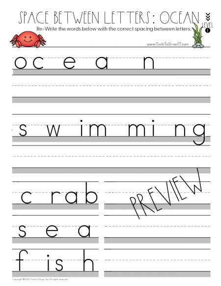 Occupational Therapy Handwriting Practice Worksheet Intercare Health Center Handwriting Sheets 